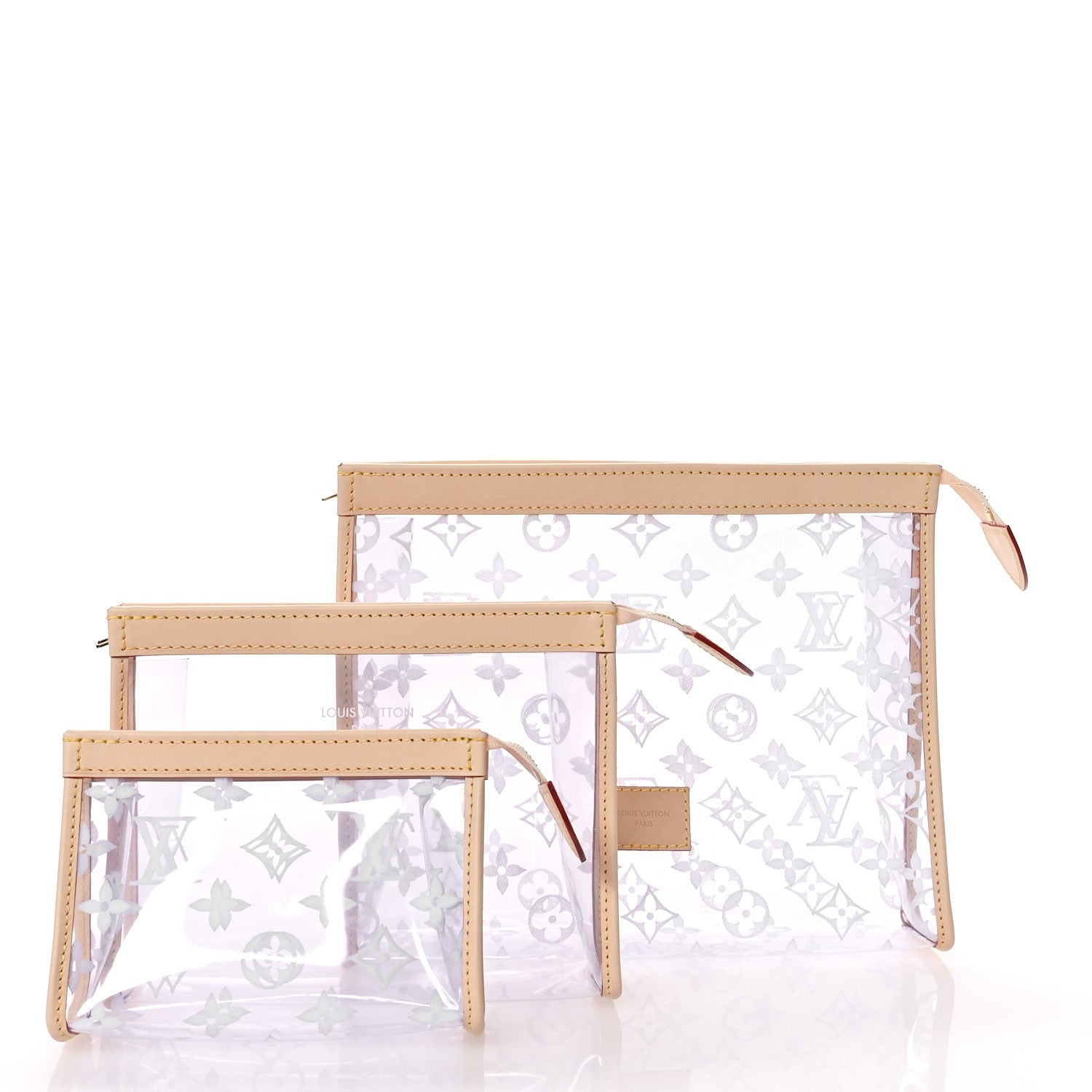 Louis Vuitton PVC Monogram Trio Poche Toilette 3 of 15