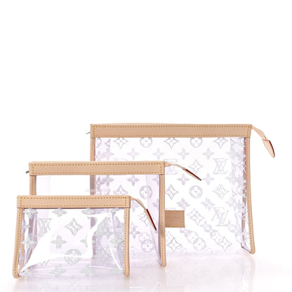 Louis Vuitton PVC Monogram Trio Poche Toilette 3 of 15