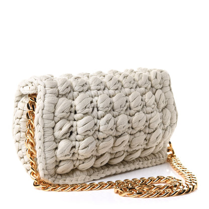 Bottega Veneta Jersey Crochet Shoulder Bag Plaster 4 of 10