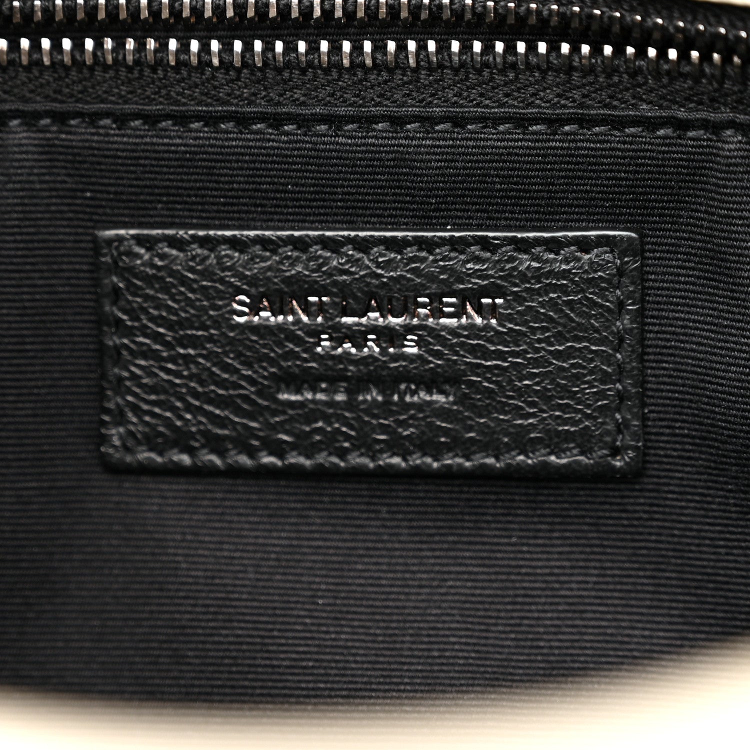Saint Laurent Crinkled Calfskin Matelasse Monogram Medium Niki Chain Satchel Blanc Vintage 7 of 12