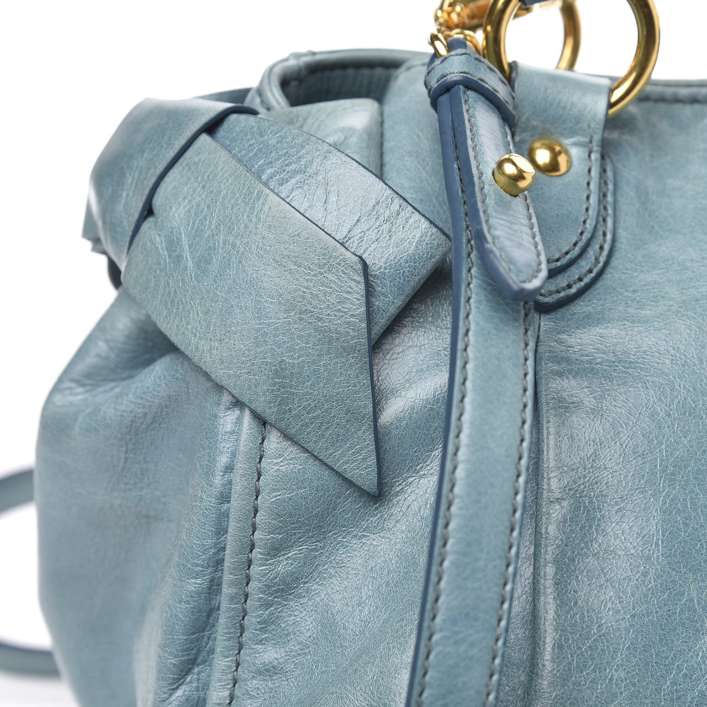 Vitello Shine Tote Mare