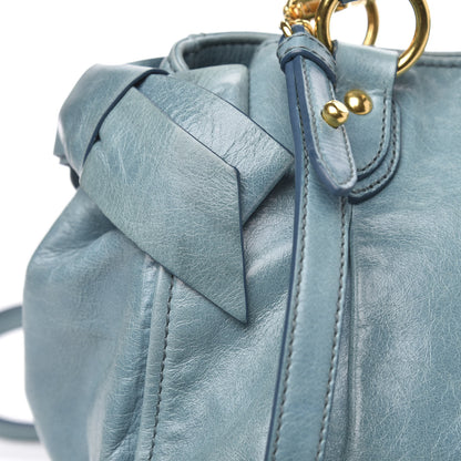 Miu Miu Vitello Shine Tote Mare 13 of 13