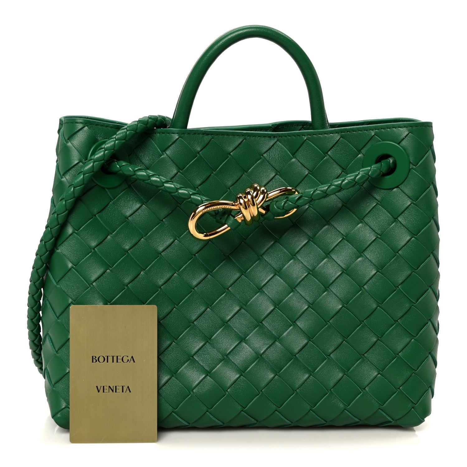 Bottega Veneta Nappa Intrecciato Small Andiamo Shoulder Bag Jungle 4 of 12