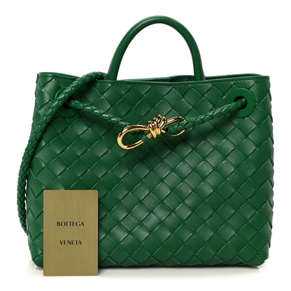 Bottega Veneta Nappa Intrecciato Small Andiamo Shoulder Bag Jungle 4 of 12