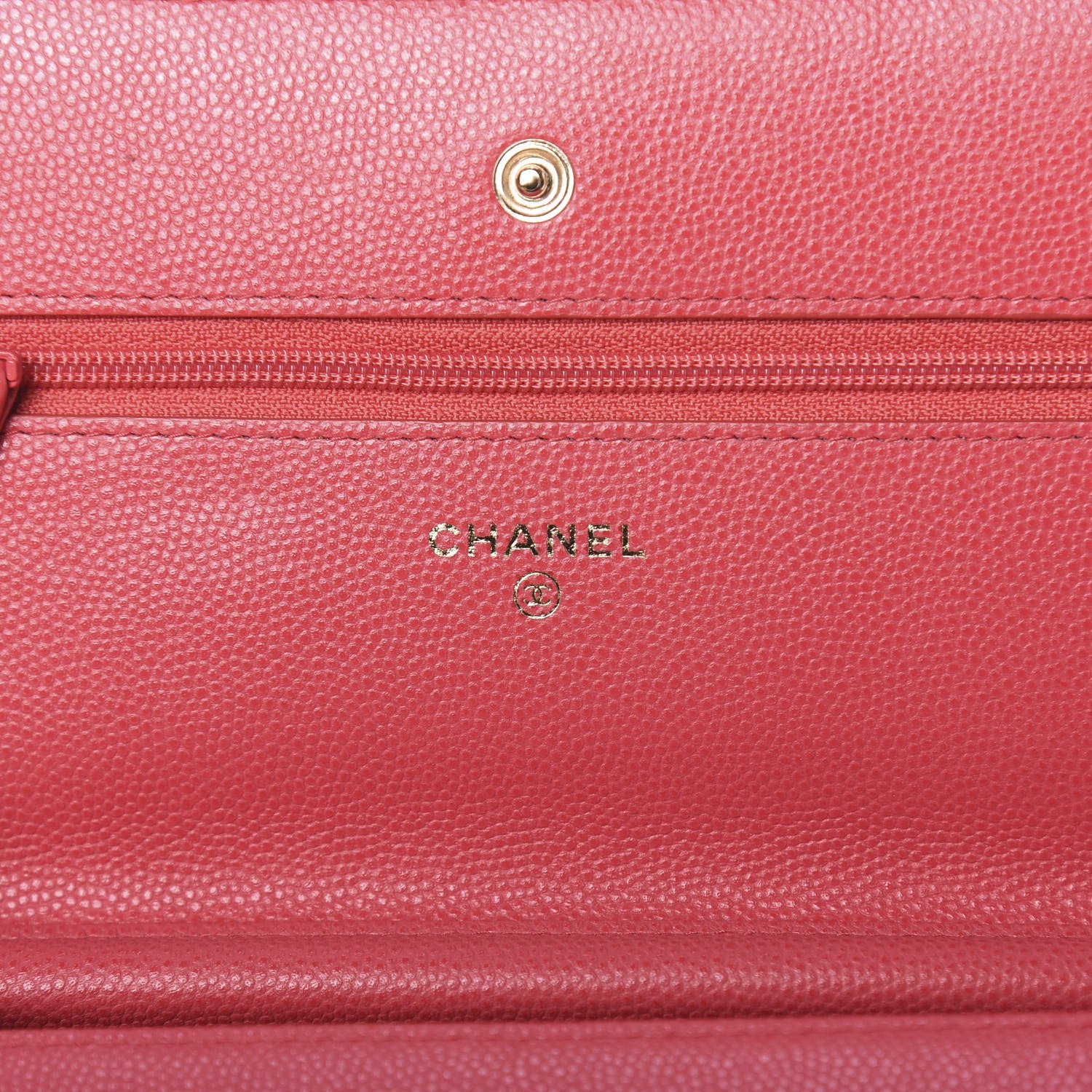 Chanel Caviar Quilted Wallet On Chain WOC Pink 6 of 12