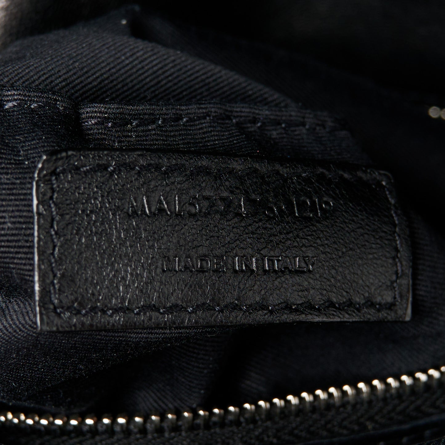 Lambskin Quilted Small Loulou Puffer Monogram Chain Satchel Black