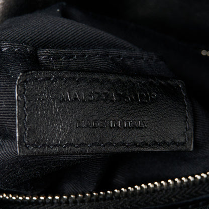 Saint Laurent Lambskin Quilted Small Loulou Puffer Monogram Chain Satchel Black 7 of 11