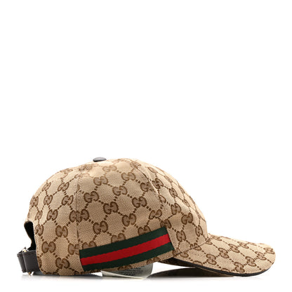 Gucci Monogram Web Baseball Hat M Beige Cocoa 5 of 9