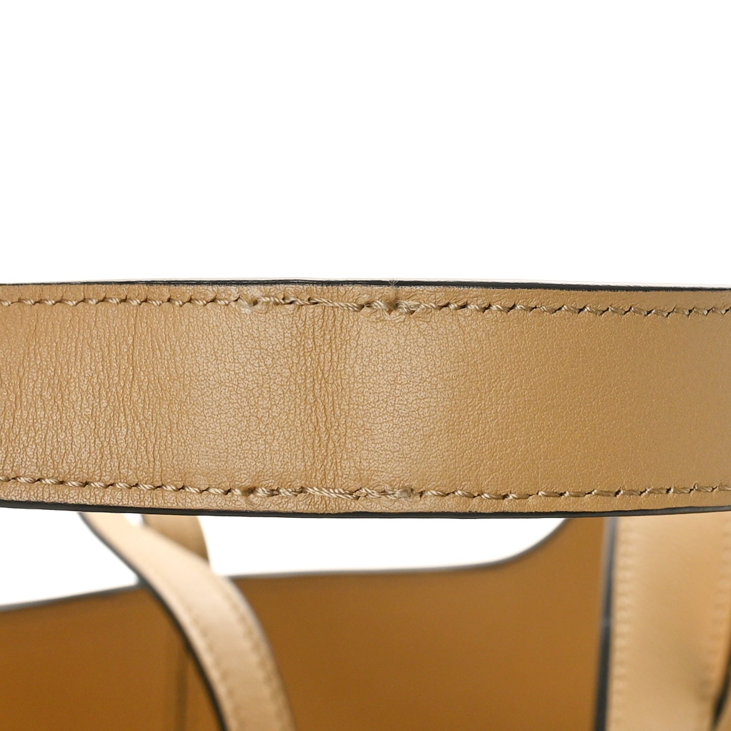 Supple Natural Calfskin Medium Tri-Fold Bag Blonde