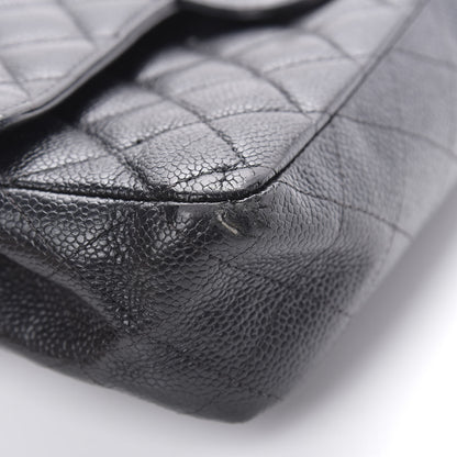 Chanel Caviar Quilted Medium Double Flap Black 23 of 23
