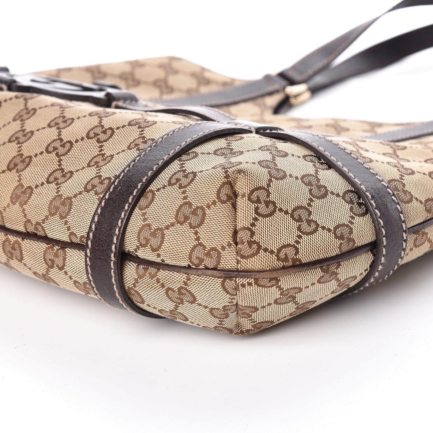 Gucci Monogram Medium GG Royal Shoulder Bag Dark Brown 9 of 10