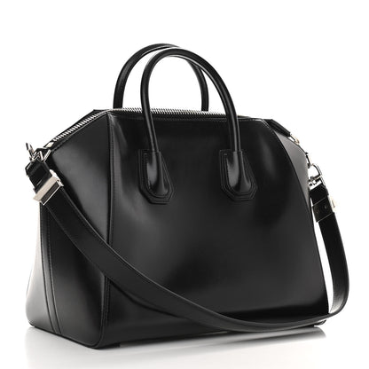 Givenchy Shiny Lord Calfskin Medium Antigona Black 3 of 10