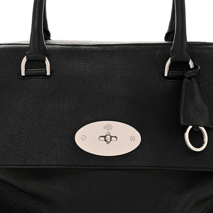 Mulberry Glossy Goatskin Medium Del Rey Satchel Black 9 of 15