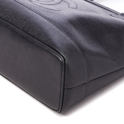 Chanel Caviar Large CC Shoulder Bag Black 4 of 9