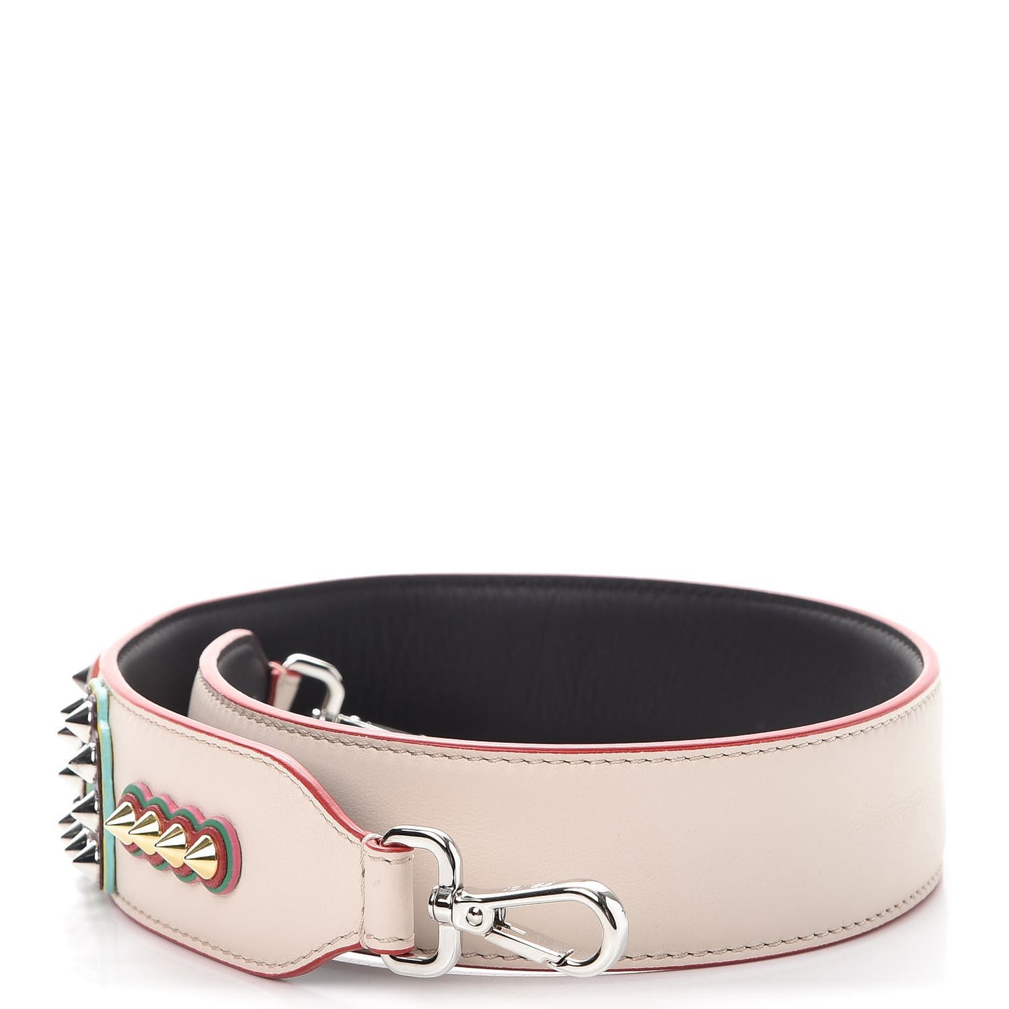 Vitello Dolce Fun Fair Metal Studded Strap You Camelia Multicolor