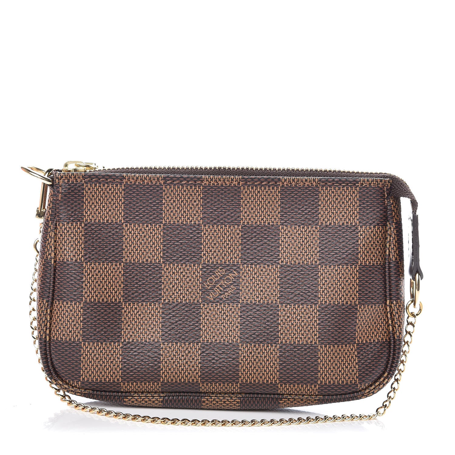Louis Vuitton Damier Ebene Mini Pochette Accessories 1 of 8