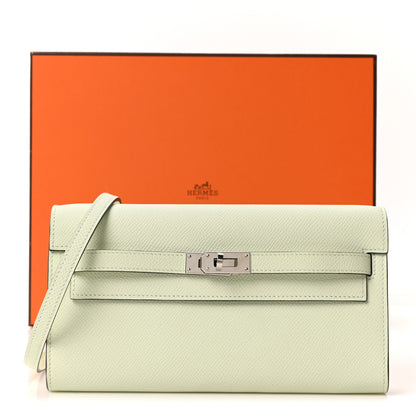Hermes Epsom Kelly Wallet To Go Vert Fizz 11 of 11