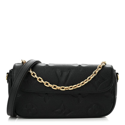 Louis Vuitton Empreinte Monogram Giant Ivy Wallet On Chain Black 1 of 9