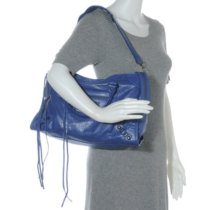 Balenciaga Agneau Classic Hardware City Bleut Bleu Glacier 2 of 7