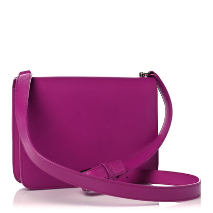 Saint Laurent Smooth Calfskin Le Carre Shoulder Bag Purple 3 of 12