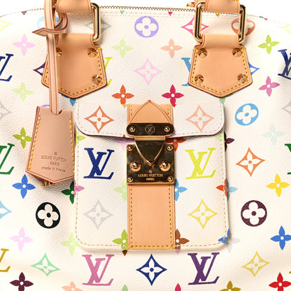 Louis Vuitton Monogram Multicolor Speedy 30 White 7 of 9
