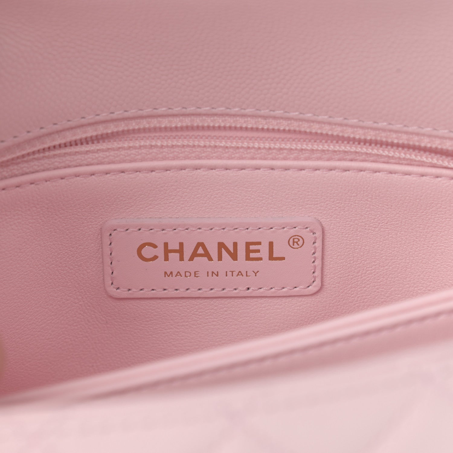 Chanel Caviar Quilted Mini Coco Handle Flap Light Pink 5 of 10