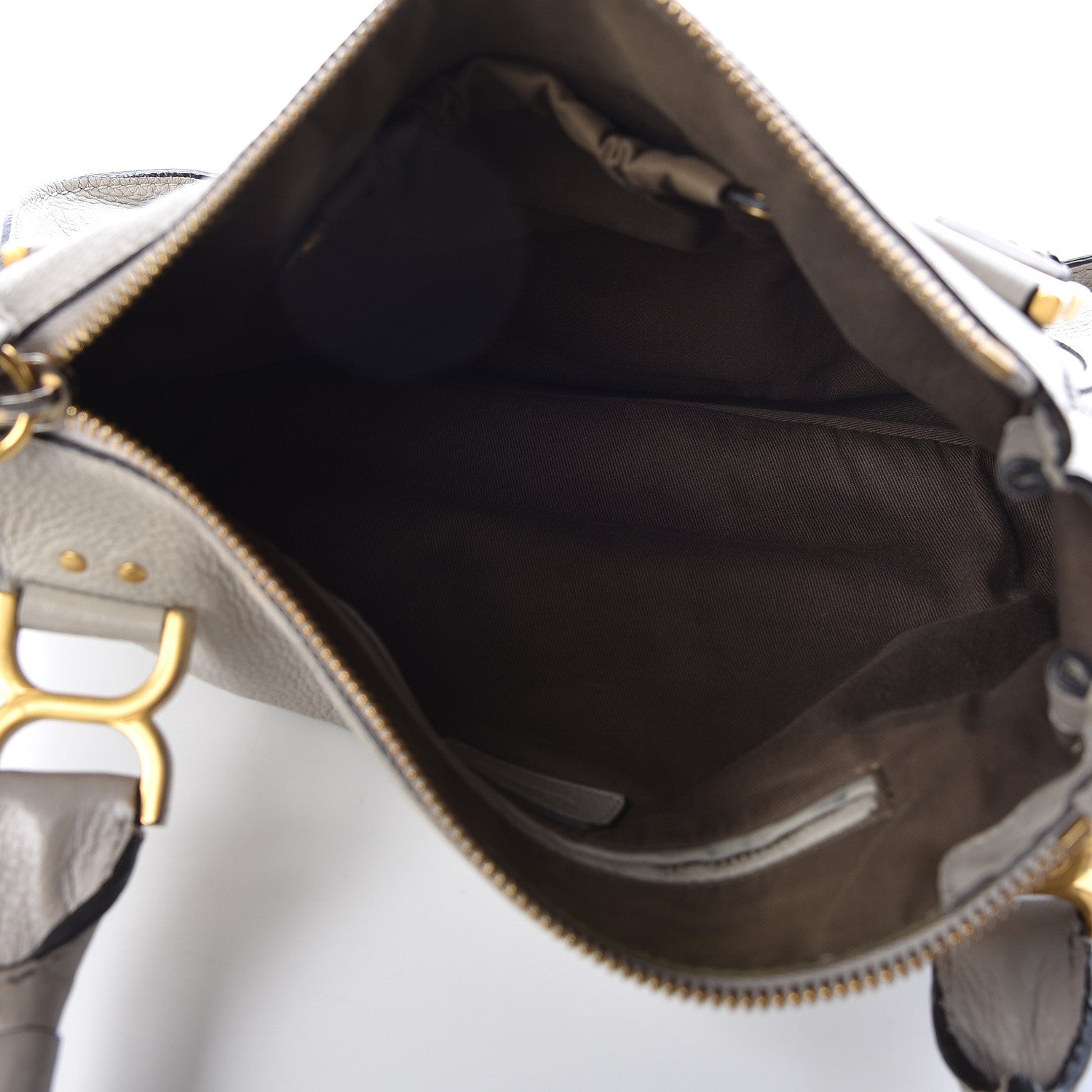 Chloe Calfskin Medium Marcie Satchel Cashmere Grey 6 of 16
