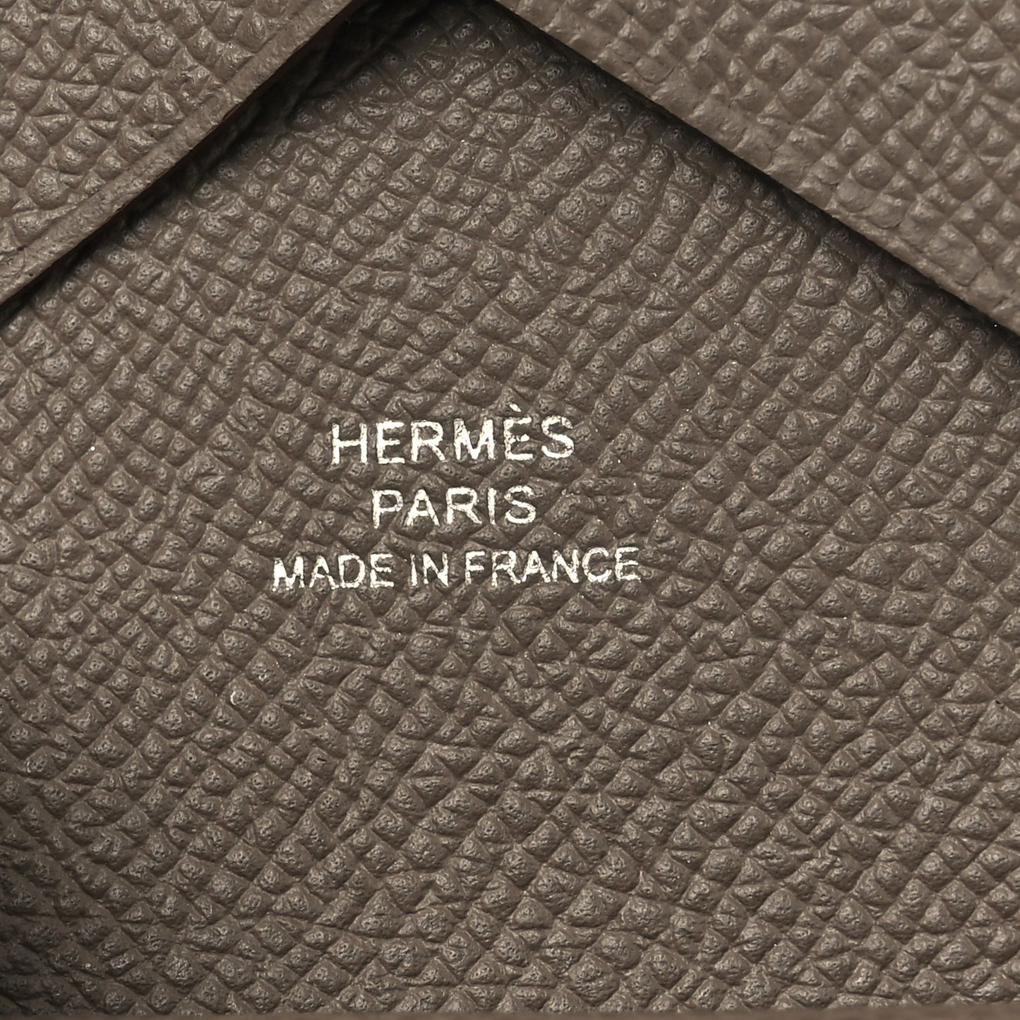 Epsom Calvi Duo Card Case Etoupe
