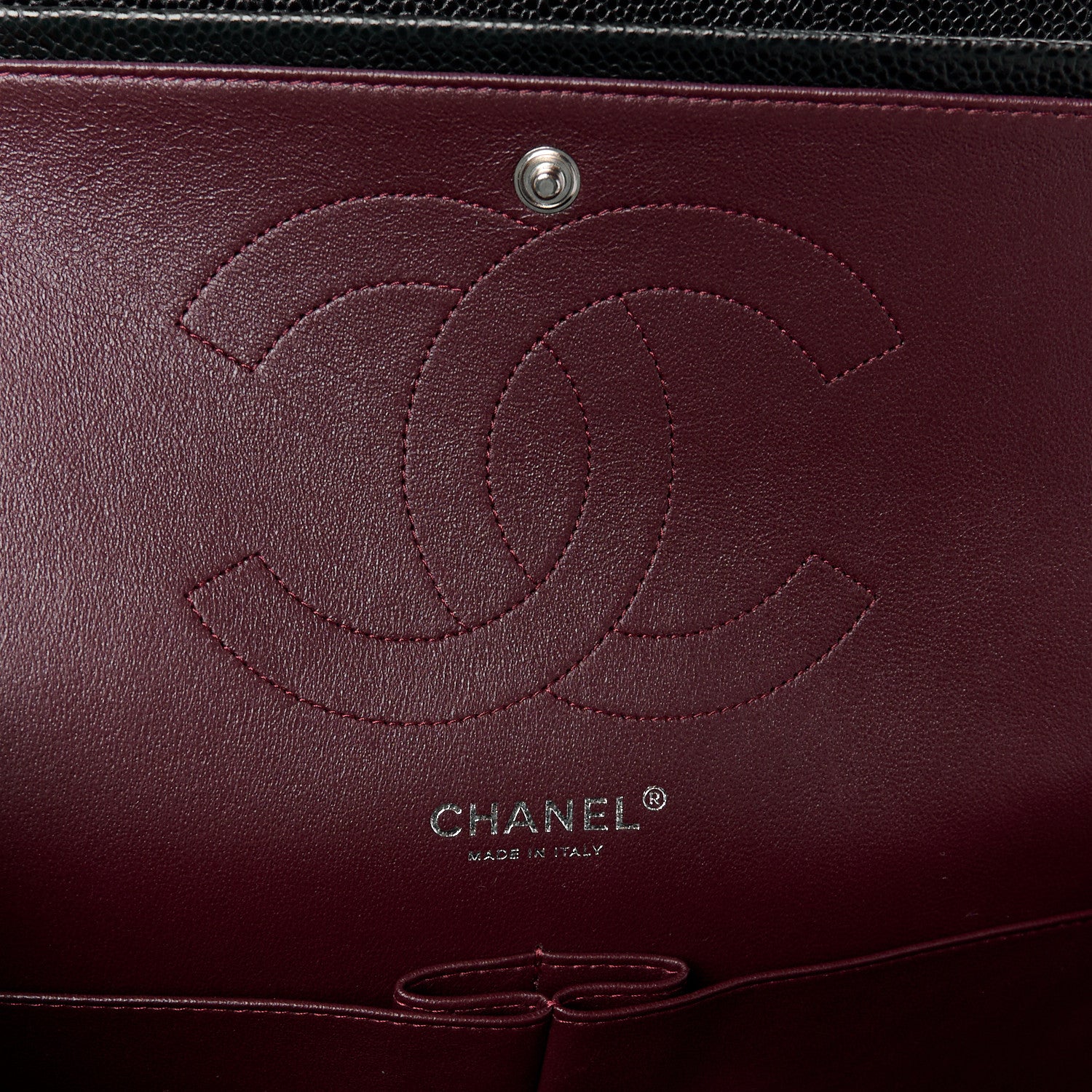 Chanel Caviar Quilted Jumbo Double Flap Black 6 of 12