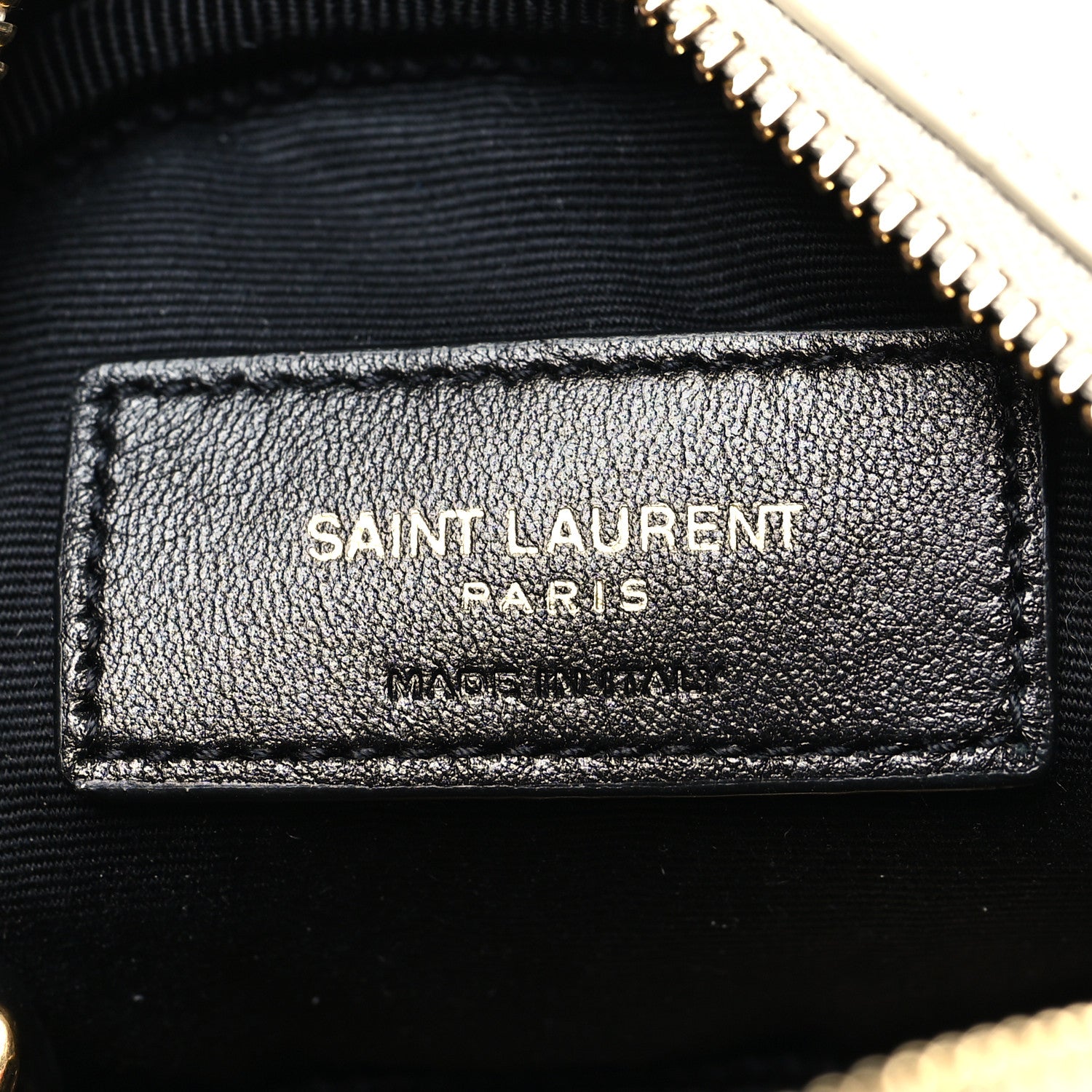 Saint Laurent Lambskin Quilted Lolita Cosmetic Pouch Crema Soft 6 of 9