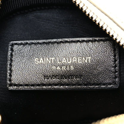 Saint Laurent Lambskin Quilted Lolita Cosmetic Pouch Crema Soft 6 of 9