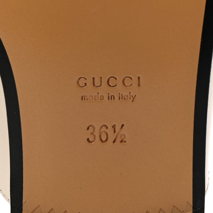 Gucci Calfskin Web Womens Peyton GG Slippers 36.5 Mystic White 6 of 15