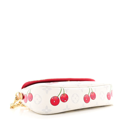 Louis Vuitton LV X TM Monogram Cerises Ivy Wallet On Chain White 4 of 10