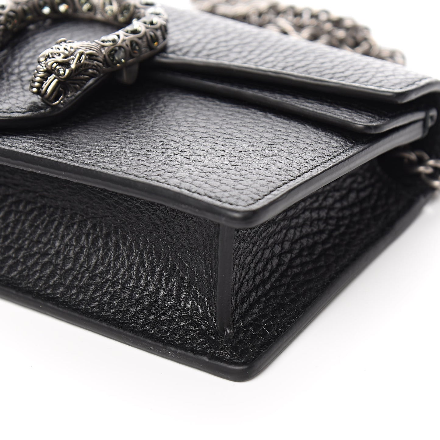 Calfskin Super Mini Dionysus Shoulder Bag Black