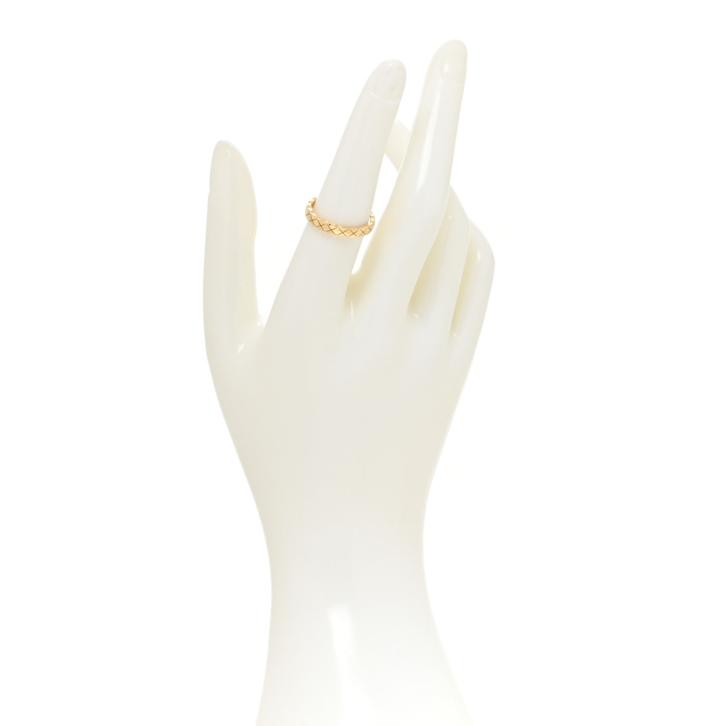 18K Yellow Gold Mini Coco Crush Ring 55 7.25