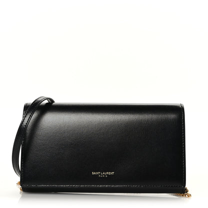 Saint Laurent Smooth Calfskin Mini Paris Bag Black 1 of 8