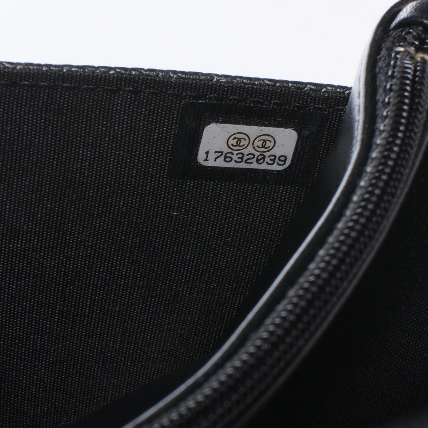 Chanel Caviar Wallet on Chain WOC Black 9 of 9