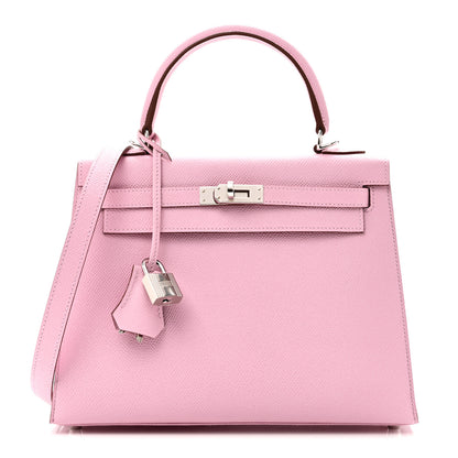 Hermes Epsom Kelly Sellier 25 Mauve Sylvestre 1 of 10