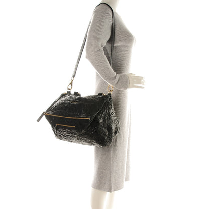 Givenchy Tumbled Sheepskin Medium Pandora Black 2 of 8