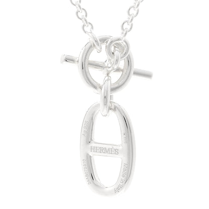 Hermes Sterling Silver Amulette Chaine d'Ancre Necklace 5 of 6