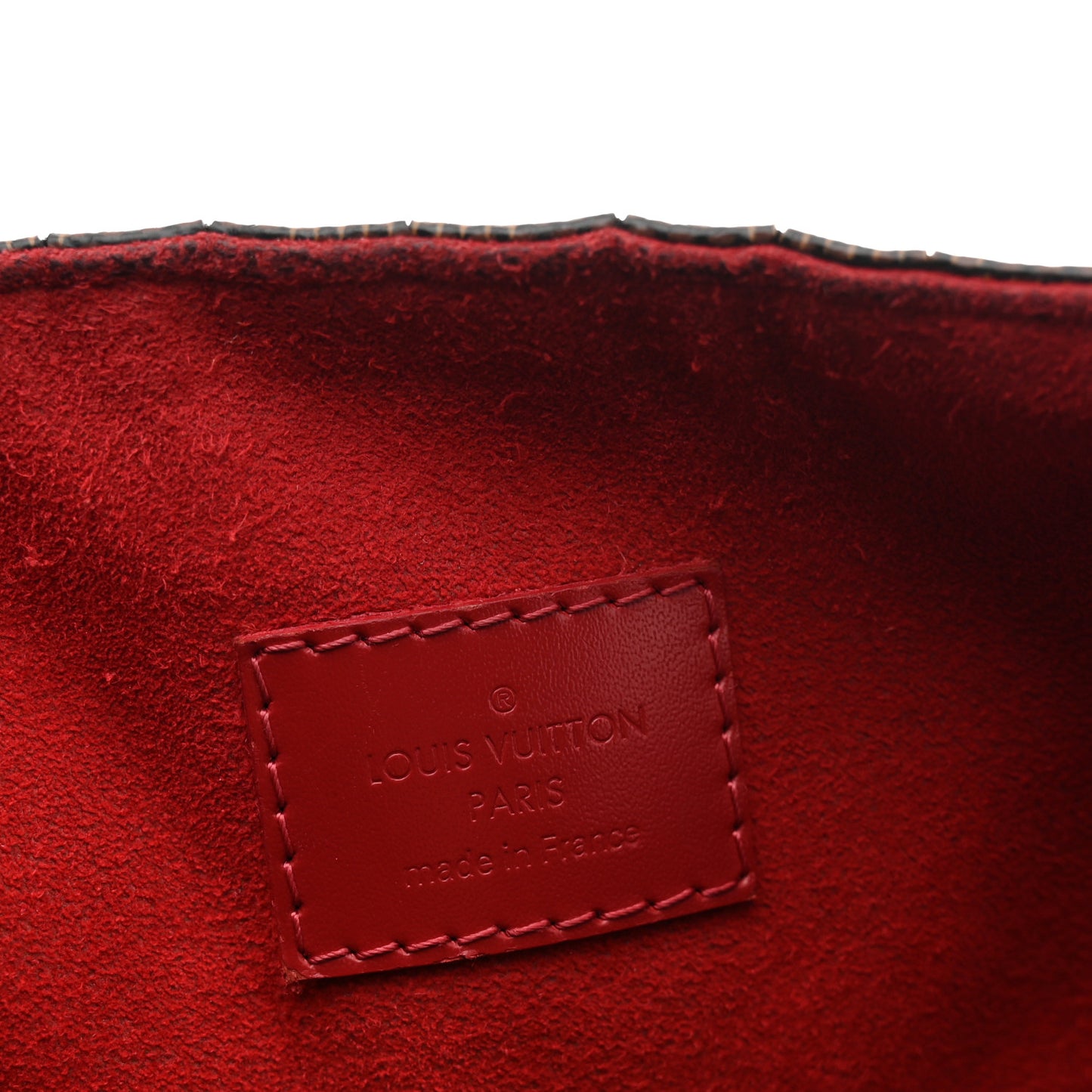 Damier Ebene Caissa Hobo Cherry