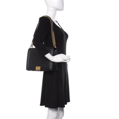 Chanel Lambskin Quilted Large Boy Flap Black 3 of 10