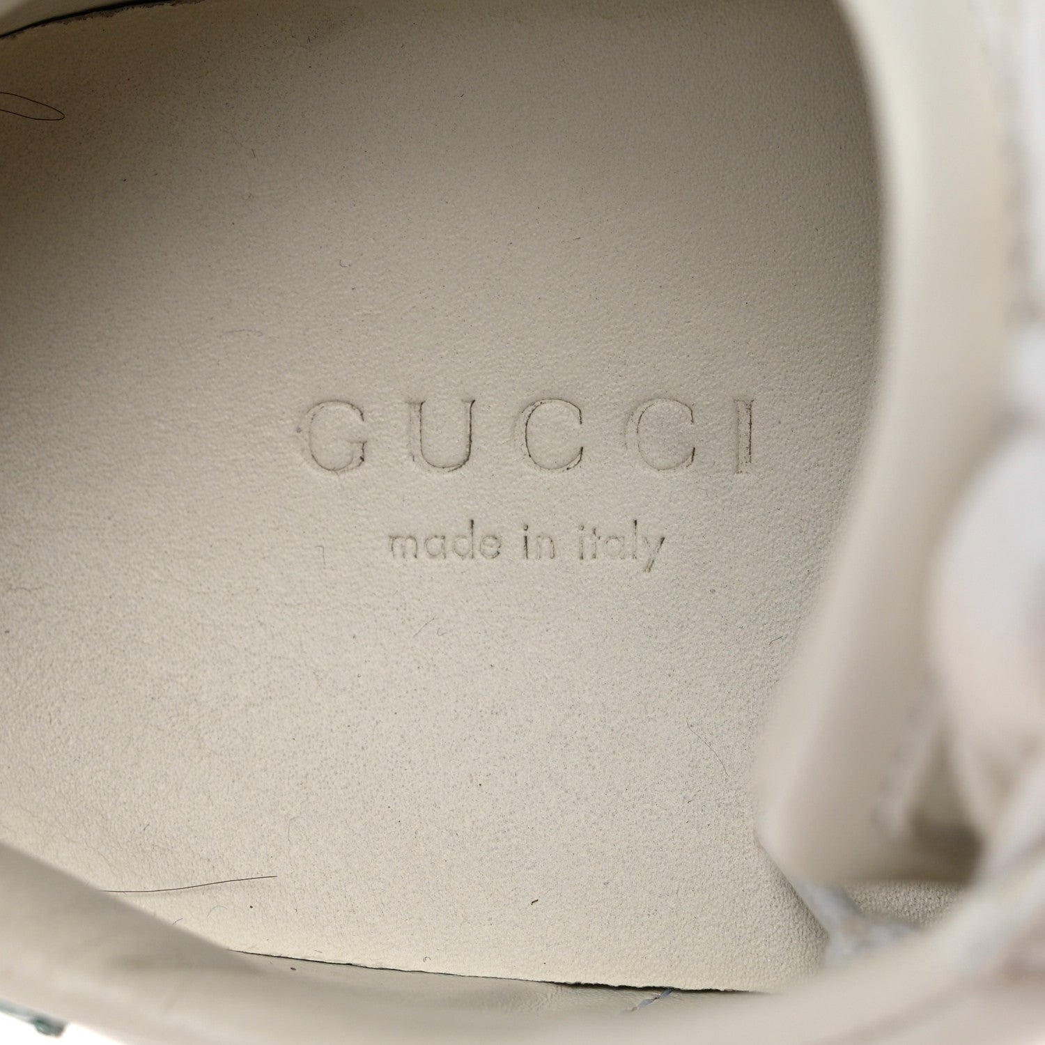 Gucci Calfskin Web Pearl Studded Womens Ace Sneakers 35 White 7 of 8