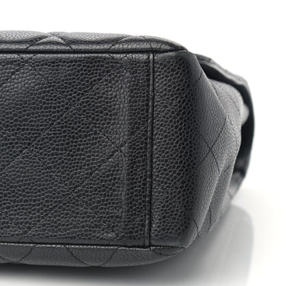 Chanel Caviar Quilted Maxi Single Flap Black 9 of 10