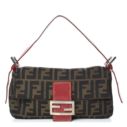 Fendi Zucca Baguette Tobacco Red 1 of 13