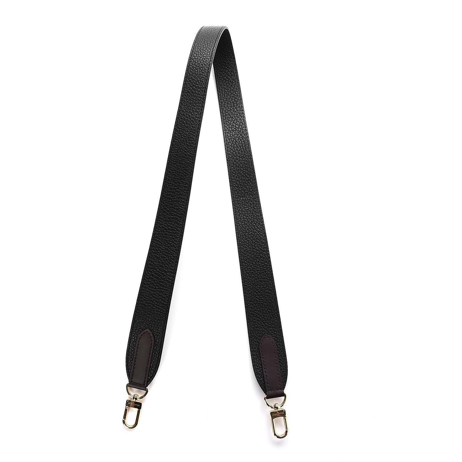 Louis Vuitton Calfskin Jersey Shoulder Strap Black 3 of 3