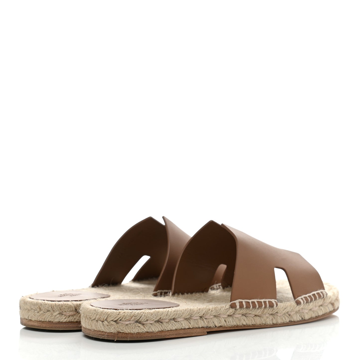 Calfskin Mens Antigua Espadrille Sandals 43 Naturel Safari