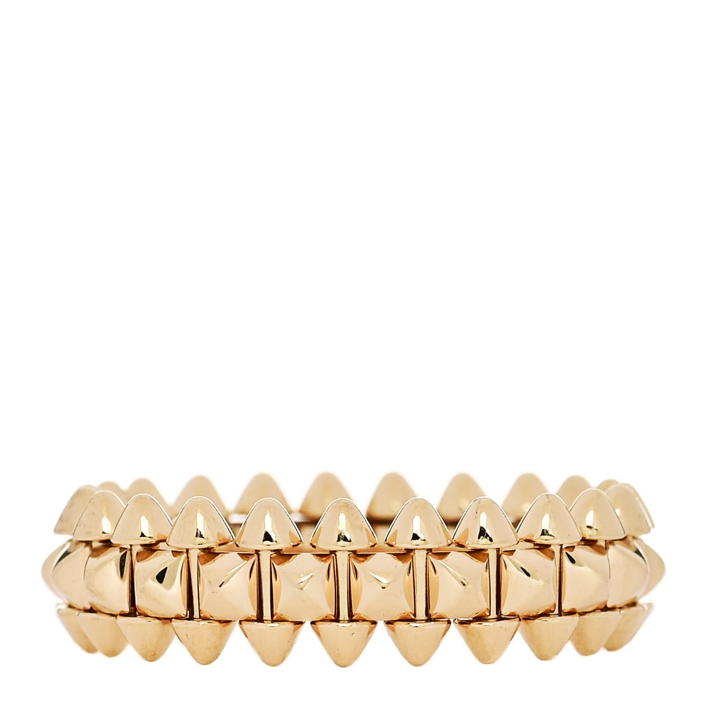 18K Pink Gold SM Clash De Cartier Ring 56 7.75 50/5.25