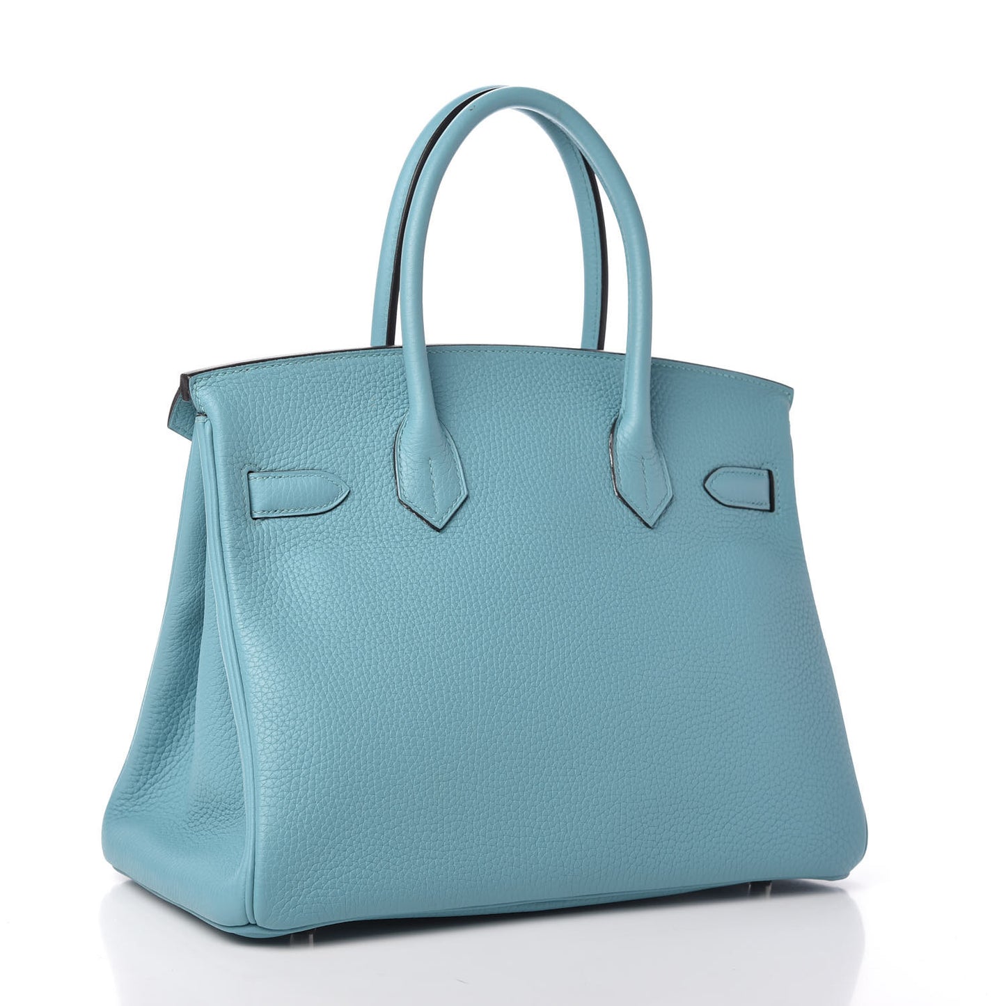 Taurillon Clemence Birkin 30 Bleu Saint Cyr
