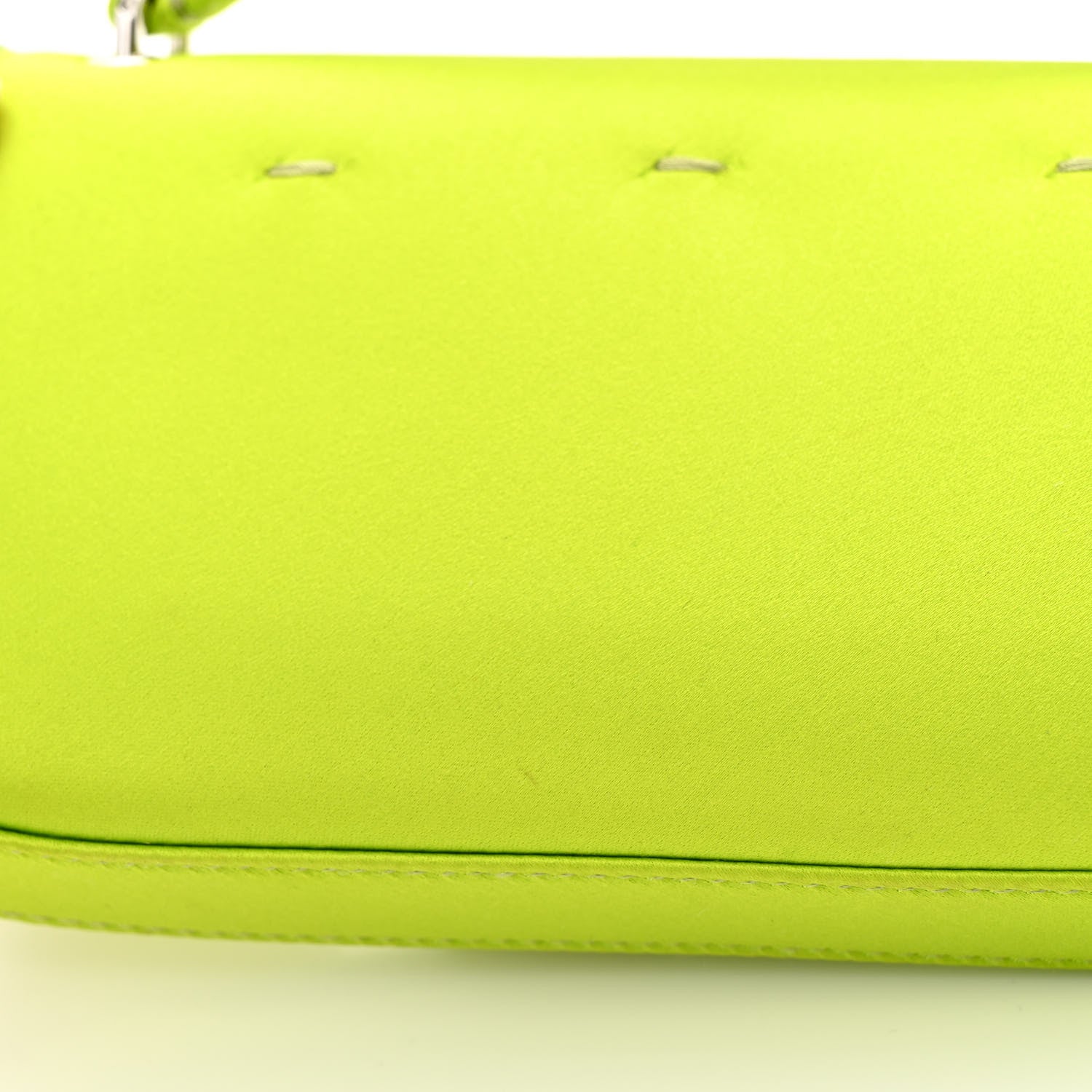 Fendi Silk Satin Phone Baguette Wasabi 13 of 14